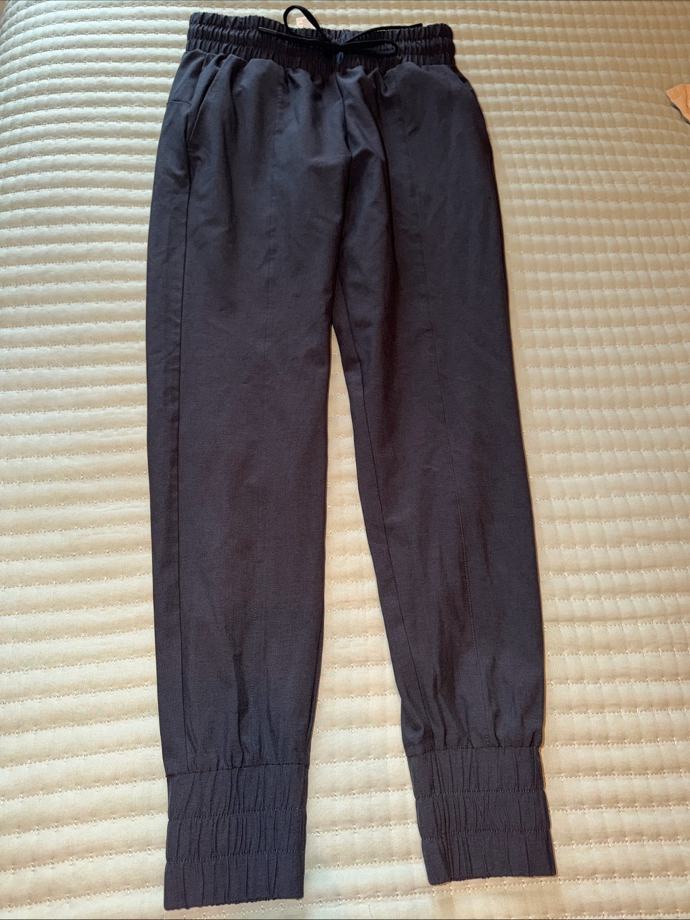 Zyia Active Joggers Womens Size Small Black  Pockets Polyester Stretch